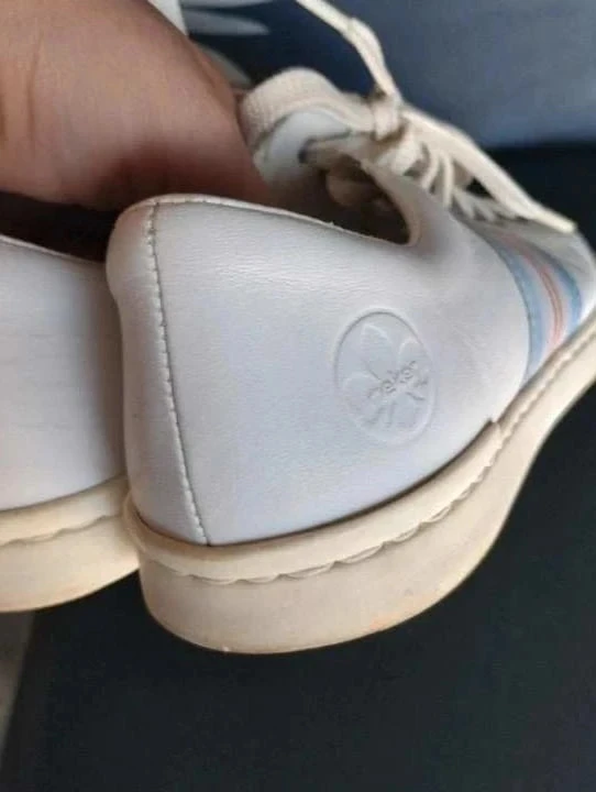 White women's sneakers, Rieker, P37 – photo 7